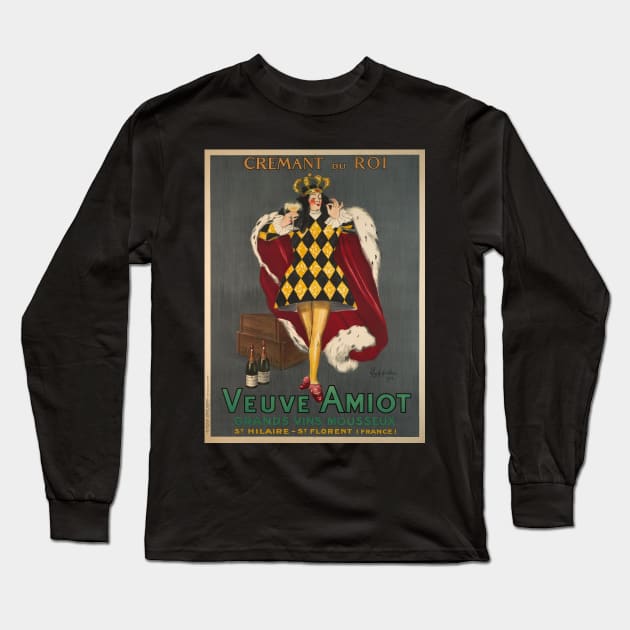 Leonetto CAPPIELLO Poster Crémant du Roi, Veuve Amiot, grands vins mousseux Long Sleeve T-Shirt by J0k3rx3